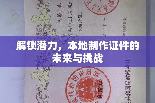 南通解锁潜力，本地制作证件的未来与挑战