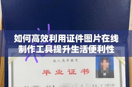 南通如何高效利用证件图片在线制作工具提升生活便利性