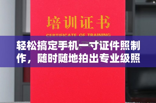 南通轻松搞定手机一寸证件照制作，随时随地拍出专业级照片