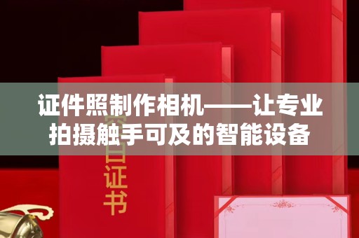 南通证件照制作相机——让专业拍摄触手可及的智能设备