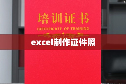 南通excel制作证件照